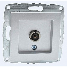 ТВ-розетка проходная без рамки mono electric despina - larissa 500-002105-137